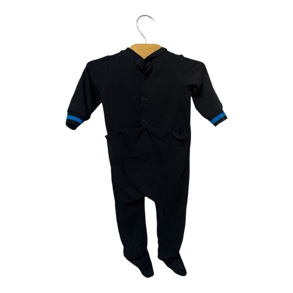 Miss Mini Mr. Mini Romper One Piece Footsie 9 Months Boys Embroidered Cotton - Picture 3 of 7